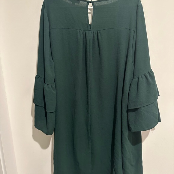 ANDREE By UNIT Green Dress Sz 2X - Picture 2 of 3